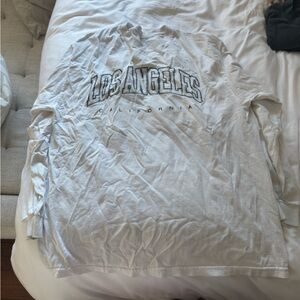 Brandy Melville White Long Sleeve Tee